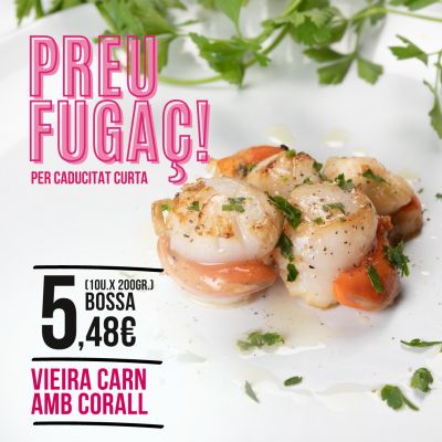VIEIRA CARNE C/CORAL 
